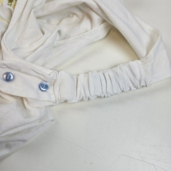 Vtg Cancun Mexico Shirt Tank Top Womens White Beach Palm Tree Swimsuit Cover Up - Picture 10 of 11